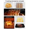 Microwave Ovens, Air Fryer Oven, 15.5Qt,Powerful 1800W, Integrated Smart Thermometer, Temp Controls, Microwave Ovens 6