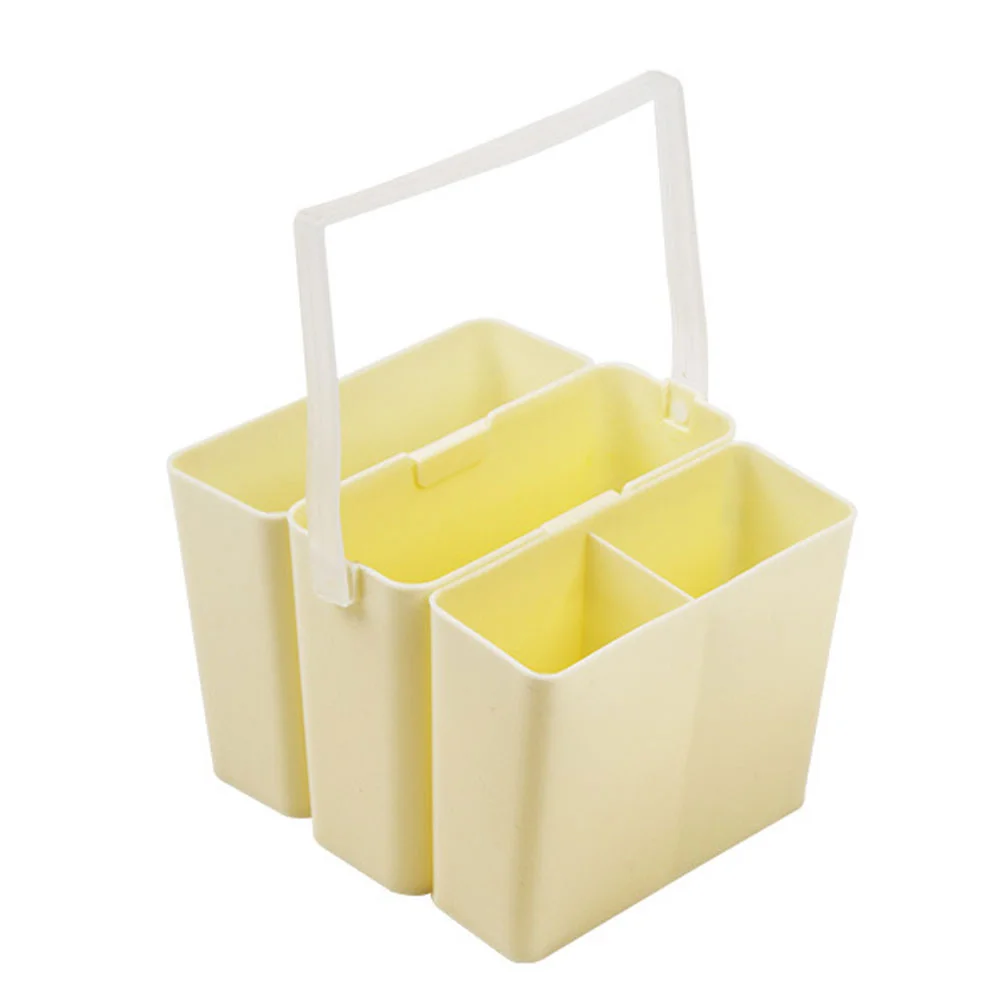 Brush Painting Holder Washer Rack Square Washing Tool Bucket Multi-functional Artist