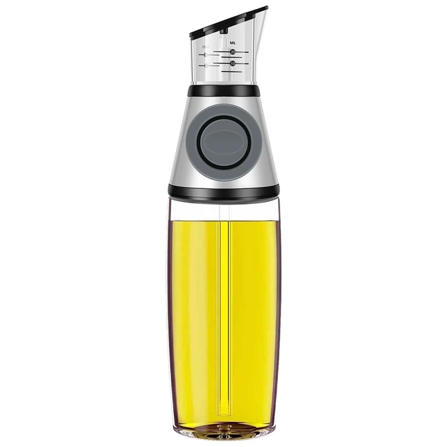 Dosatore di olio dosatore 500ML/17oz bottiglia Dispenser di olio d'oliva  versatore di aceto di olio riutilizzabile con pompa di misurazione  trasparente - AliExpress