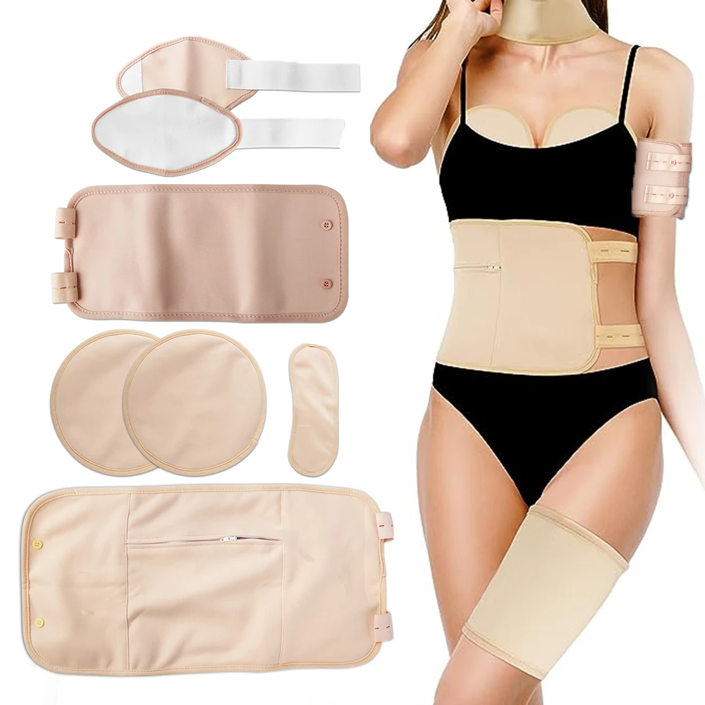 Castor Oil Pack Wrap Reusable Anti Leak Sleep Aid for Abdomen Chest Leg Joint Knee Liver castor oil navel stickers