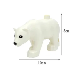 Jumbo Animal Building Blocks Set - Educational Zoo & Farm Toys (Polar bear)