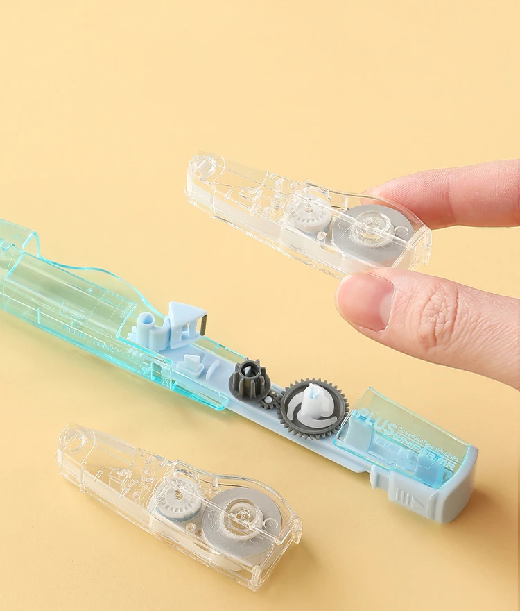Japan PLUS Transparent Color Correction Belt Large Capacity Replaceable Core Student Supplies