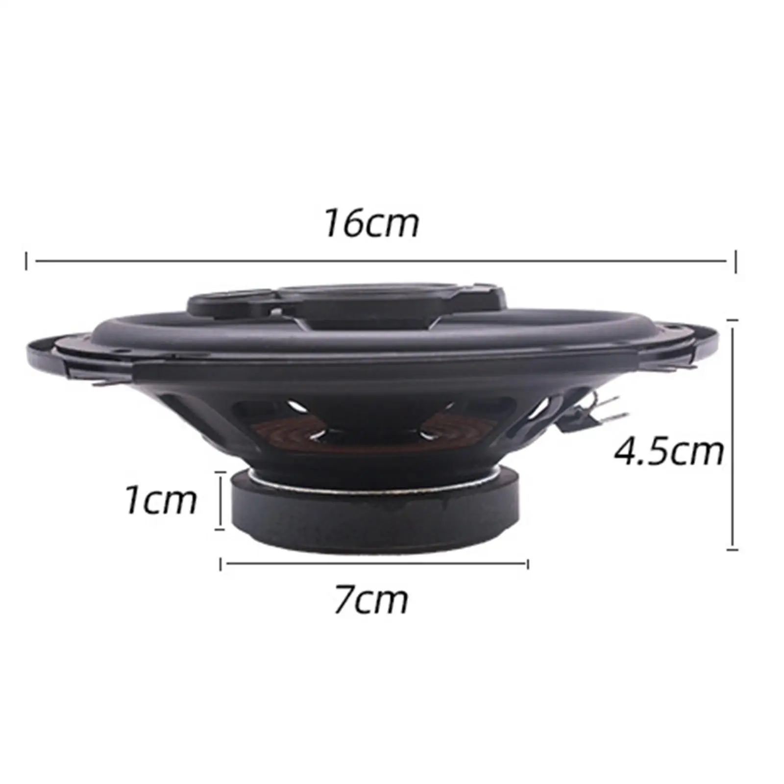 Coaxial Speaker Compact Durable for Car Audio System Replaces Accessory