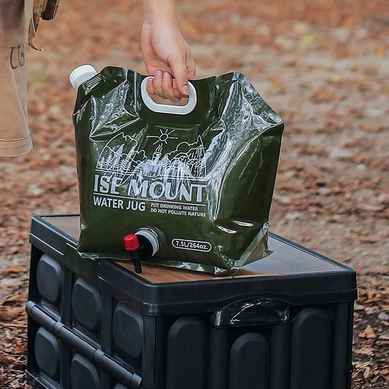 Outdoor Portable Water Bag 7.5L Large Capacity