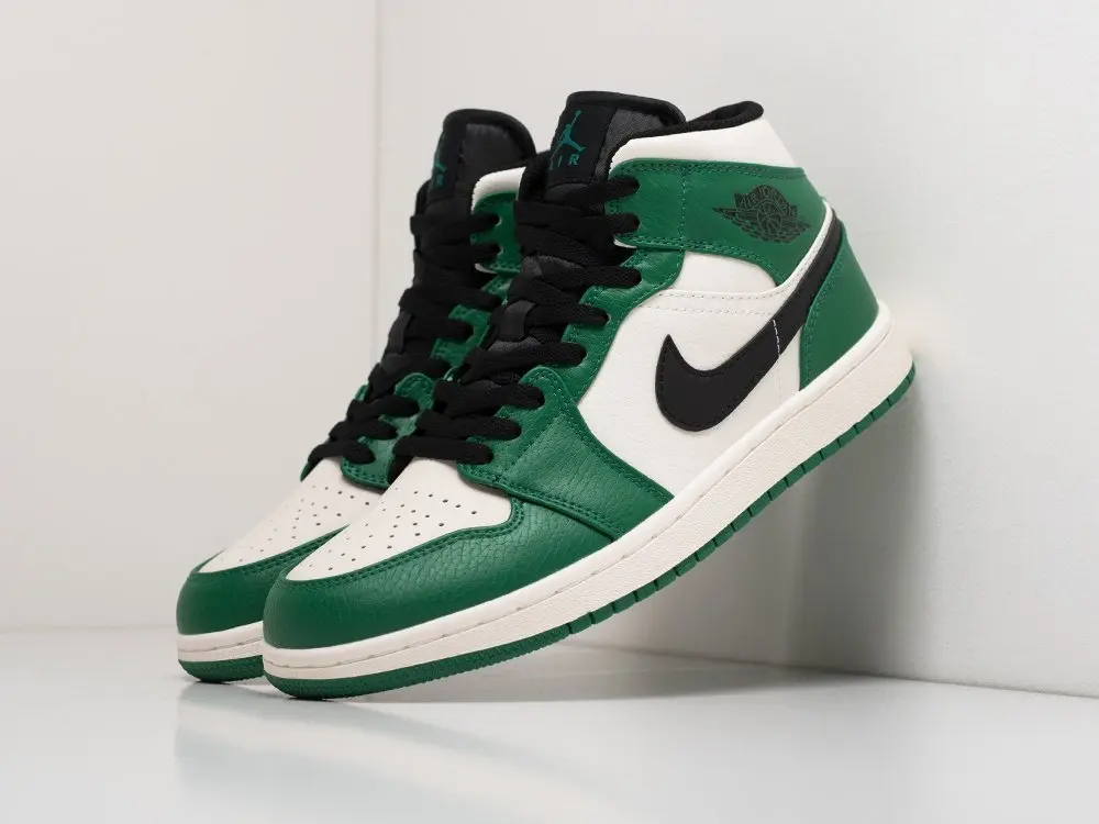 Sepatu Kets Nike Air Jordan 1 Hijau Demisezon untuk Pria|Pria Sepatu