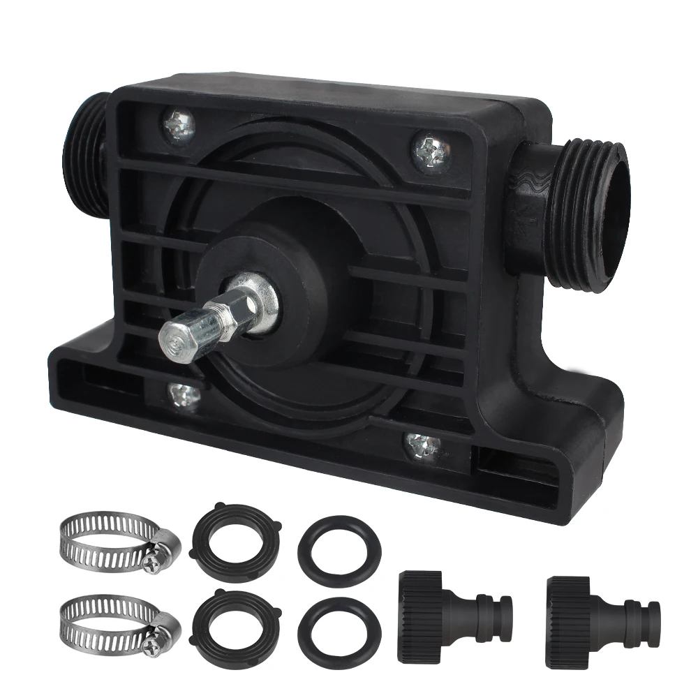 บ้านสวนเครื่องมือกลางแจ้งน้ํามันดีเซลปั๊มน้ําของเหลวแบบพกพา Mini ปั๊มแรงเหวี่ยงไฟฟ้าเจาะปั๊ม 1