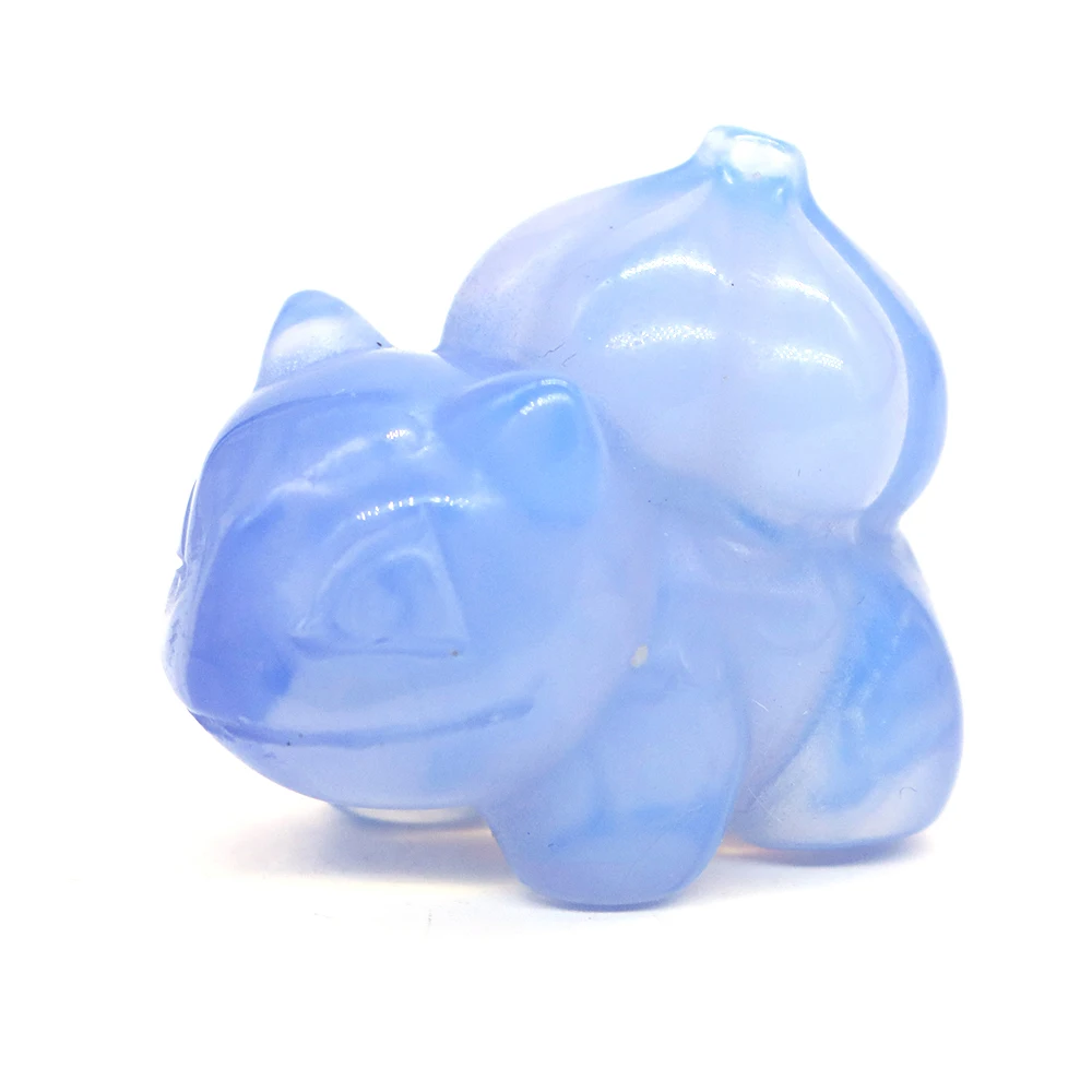 Mini Cartoon Frog Statue Natural Stones, Ornamento Esculpido, Cura Cristais, Estatueta de Pedras Preciosas, Sala, Desktop Decor, Birthday Gift, 30mm