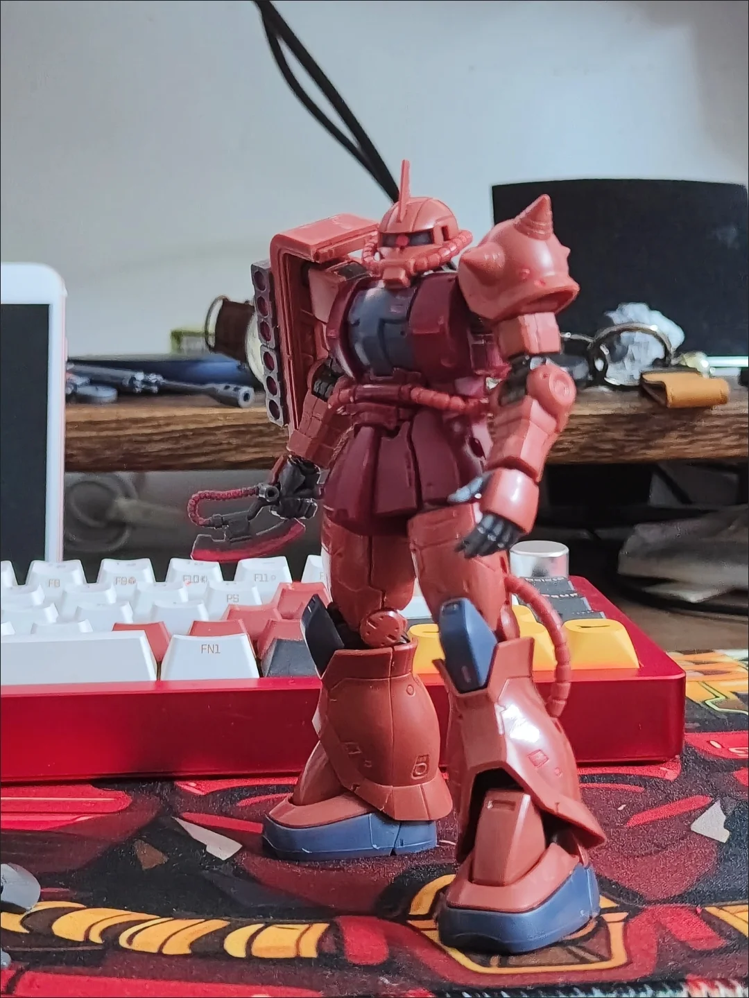 Gaogao Model Red Zaku Assembly Model Kit Hg 1/144 024 Ms-06s