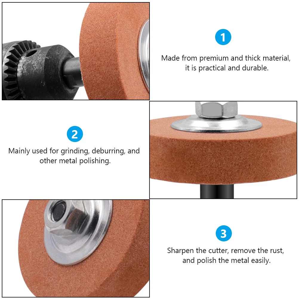 Electric Drill Sand Wheel for Metal Polishing Deburring Craft Stone Grinding Machine Accessory Set Random for drill