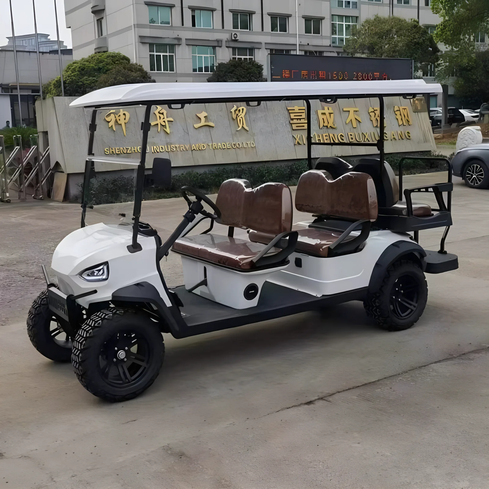 High performance newly designed beach club car EEC certified sightseeing Buggy 8-seater 4-seater electric golf cart