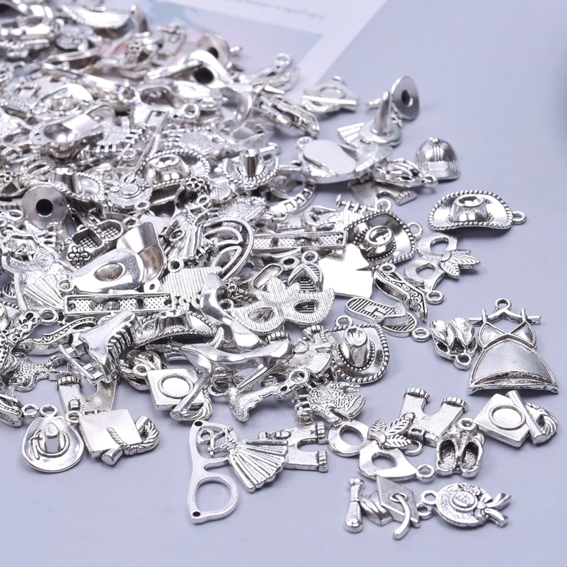Metal Drop Oil Bulk Charms For Jewelry Making Supplies Colored