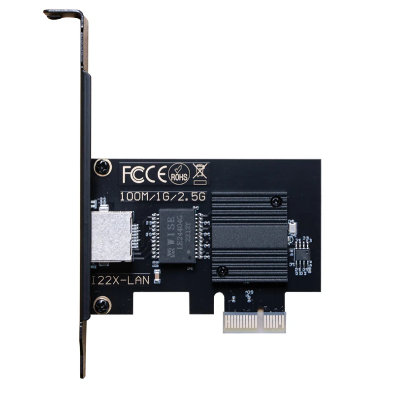 XikeStor Intel I226 2.5G chip PCI-E to RJ45 2500Mbps port Network Card 100/1000/2500Mbps ,SKS-I226-2.5ET