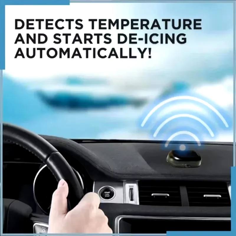 Snow Ice Melting Spray Electromagnetic Molecular Interference Anti Freeze Device Ice Snow Removal Deicing Instrument Tool Portable for Car Window Glass