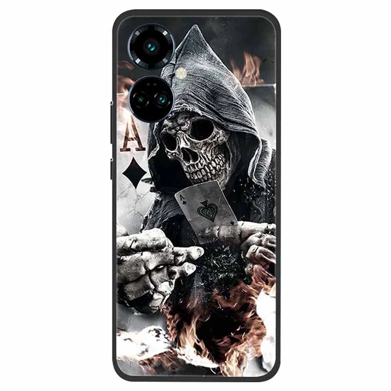 Tecno Camon 19 Shockproof Soft Silicone TPU Back Cover - Cute Design