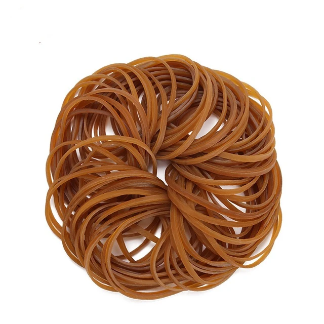 2cm Wide Brown Elastic Rubber Bands Heavy Duty Strong Large Industrial  Package Packing Tie