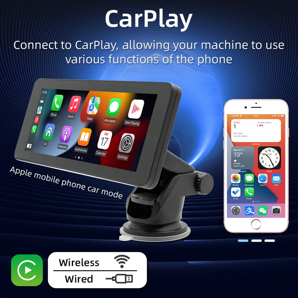 Car Radio Wireless Carplay 6.86 Inch Bluetooth-compatible Auto Multimedia  Player Mirrorlink FM Radio HD Reversing Camera - AliExpress