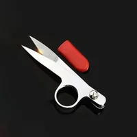 Sewing Scissors For Fabric Profession Stainless Steel Thread Scissors Embroidery Food Meat Ceramic Scissors Yarn Shears Tools 1
