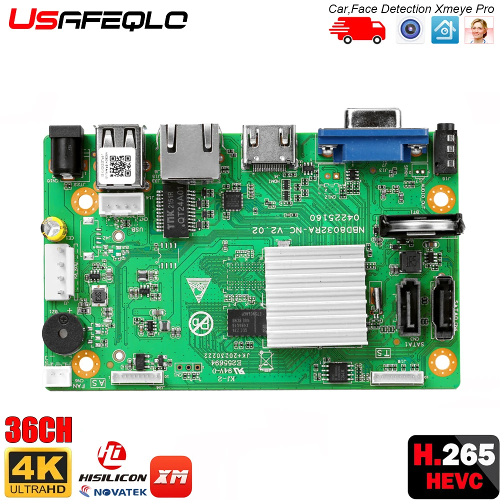 Network Video Recorder H.265 9CH*4K