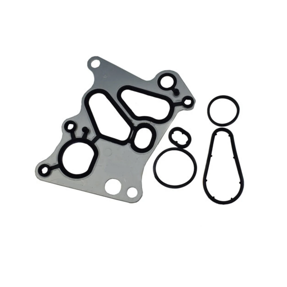 5pcs Car Engine Oil Cooler Gaskets Rubber For MERCEDES-BENZ C250 SLK200 SLK250