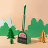 Small Broom With Dustpan Combo Set Fruit Design Broom Little Housekeeping Helper Set House Cleaning Tools For Boys And Girls 5
