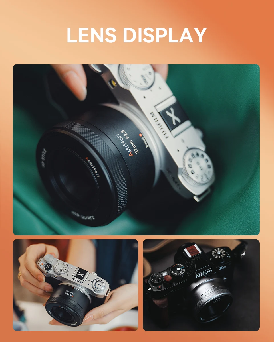 AstrHori 27 mm f2.8 APS-C-Prime-Objektiv mit Autofokus für Nikon Z Z5 Z6 Z7 Z9 Z50 ZFC-Serienkameras – Detail 2