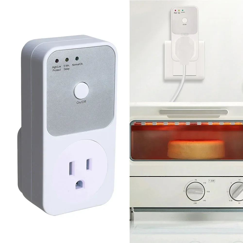 Automatic Voltage Protector Socket Switch 110V 240V/50Hz Power Surge Protection Refrigerator Protect Power Tools surge protector,voltage protector socket,voltage protector,over voltage protector