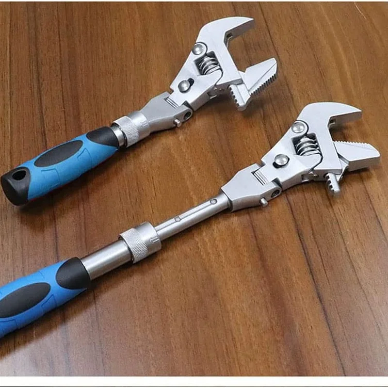 Multifunction 5 In1 Torque Wrench 10 Inch Adjustable Ratchet Wrench 180