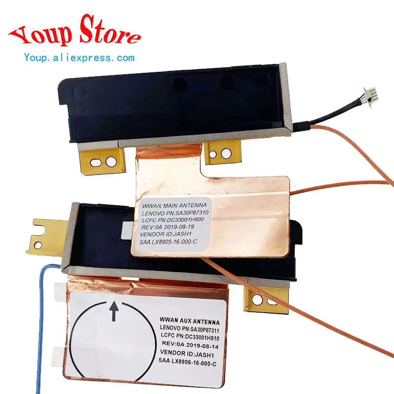 Original para Lenovo Thinkpad x1 Carbono 6ª Geração Laptop Jash1 Wwan 3g 4g Antena 01yr425 01yr426 Sa30p87311 Sa30p87310 Novo - Imagem 2