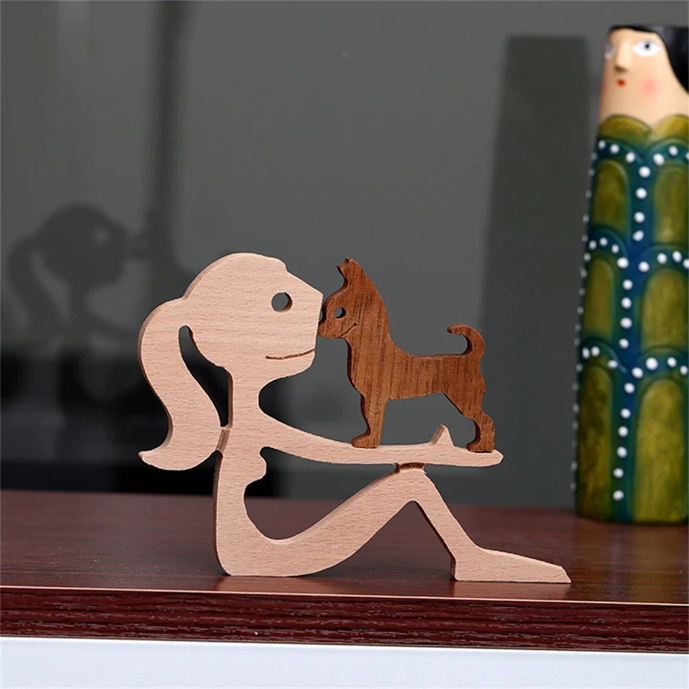 Wooden dog figurine - Image 5