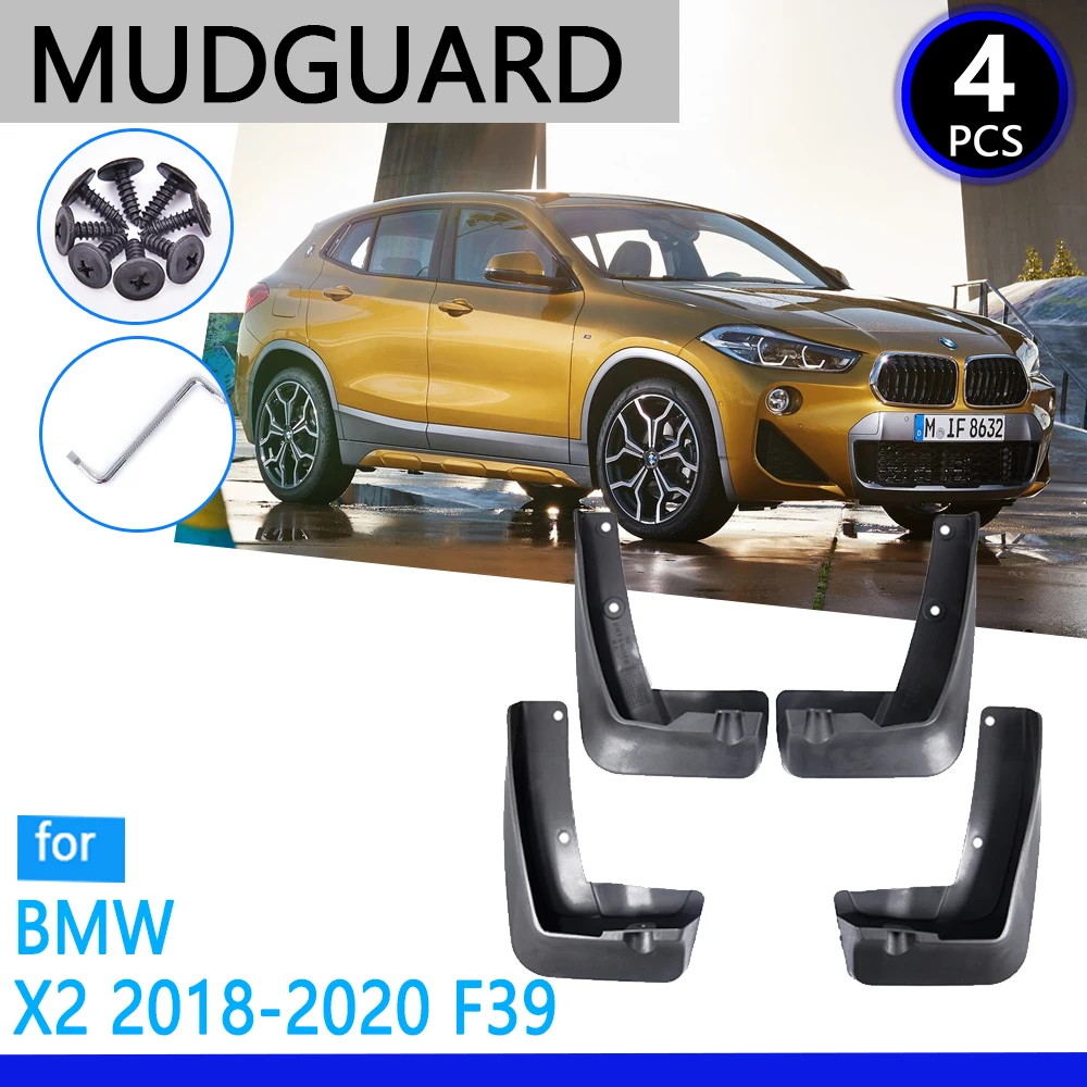 

Mudguards fit For BMW X2 F39 2018 2019 2020 Front Rear Car Accessories Mudflap Fender Auto Replacement Parts