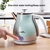 1000ml Electric Kettle Portable Travel Kettle 304 Stainless Steel Teapot Thermal Kettle Automatic Power Off Kitchen Tool 1000W 3