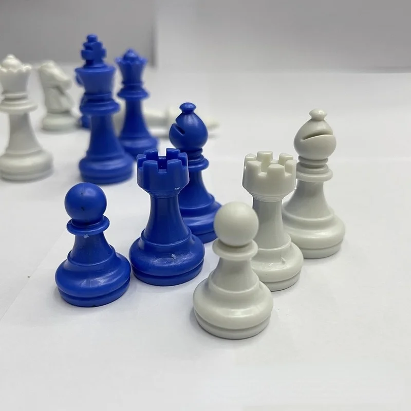 A Set of Plastic PS Material Chess Pieces King 49mm High about 85 Grams Without Chess Board board game,table games,chess pieces