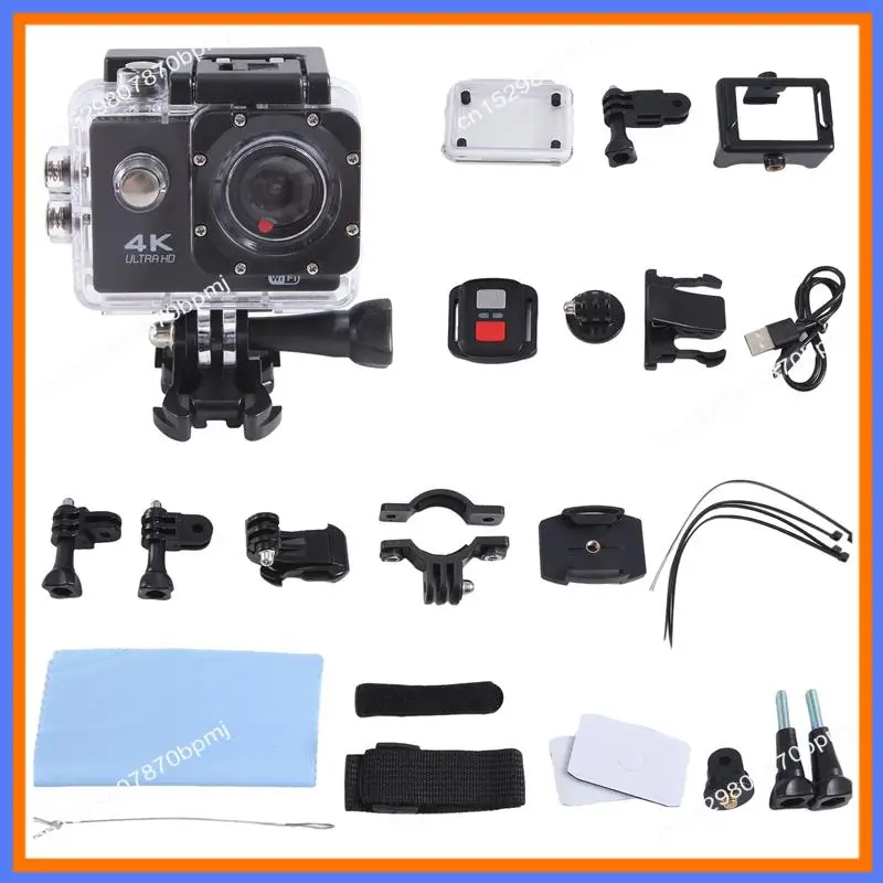 BAAE Ultra HD 4K Action Camera Underwater Helmet Waterproof 2.0-Inch Screen Wifi Remote Control