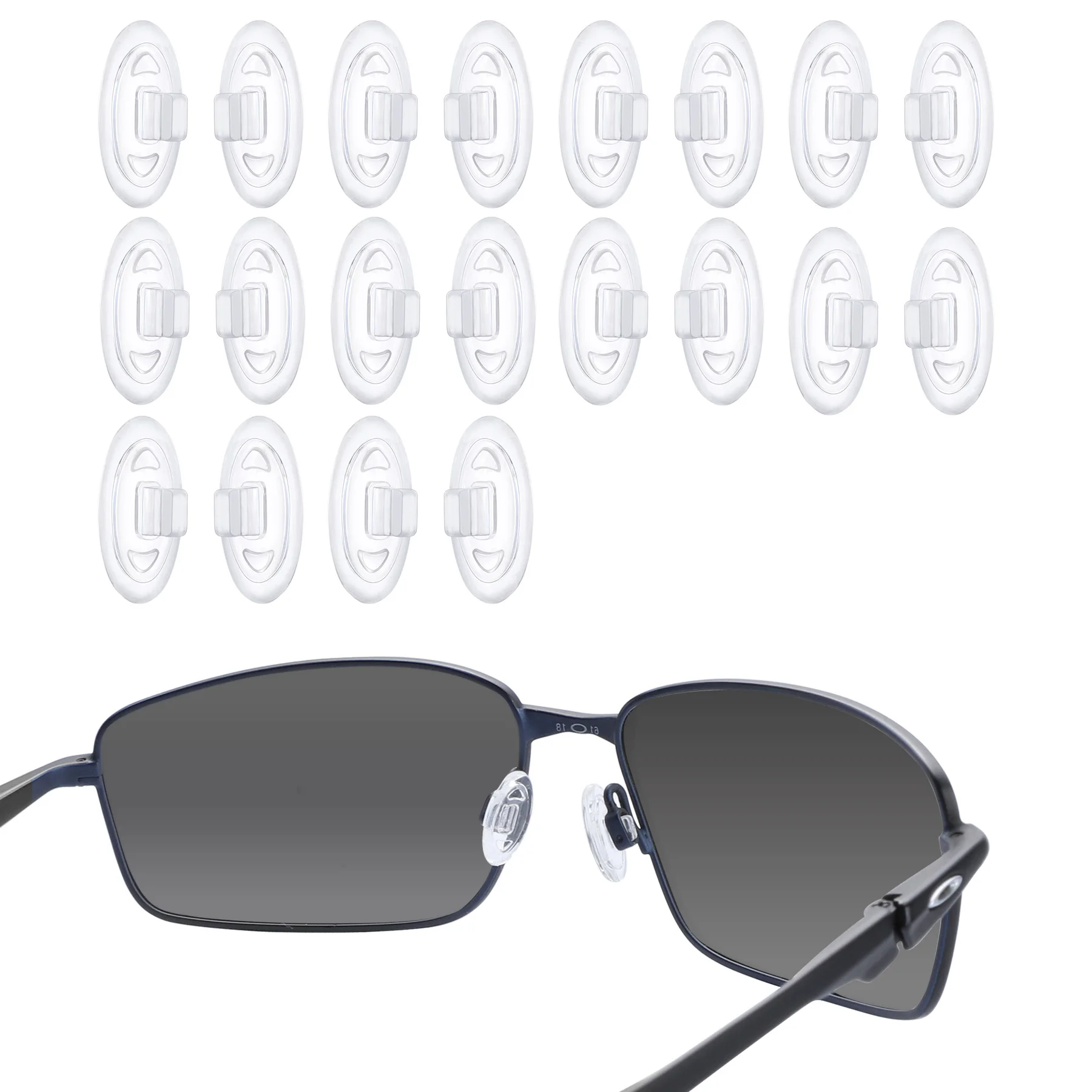 Naselli In Gomma Di Ricambio Bwake Per-Telaio Per Occhiali Da Sole Maui Jim Baby Beach/Kawika-Opzioni Multiple