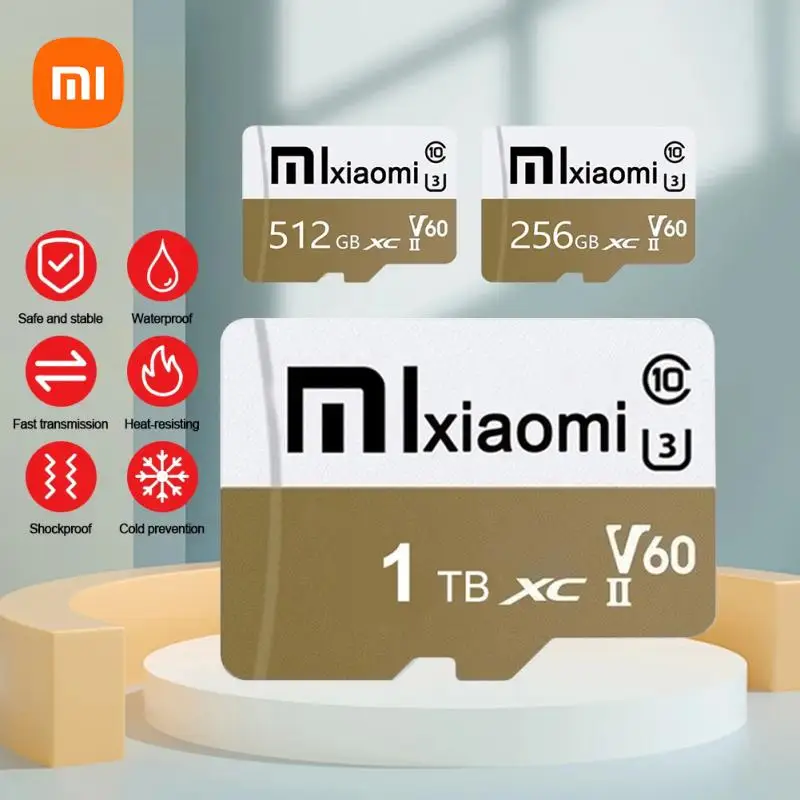 

Xiaomi TF Card V60 Pro Memory CLASS10 Memory Card 2TB Camera High Speed Flash 1TB 512GB Expanded Data Storage For Phone/Games