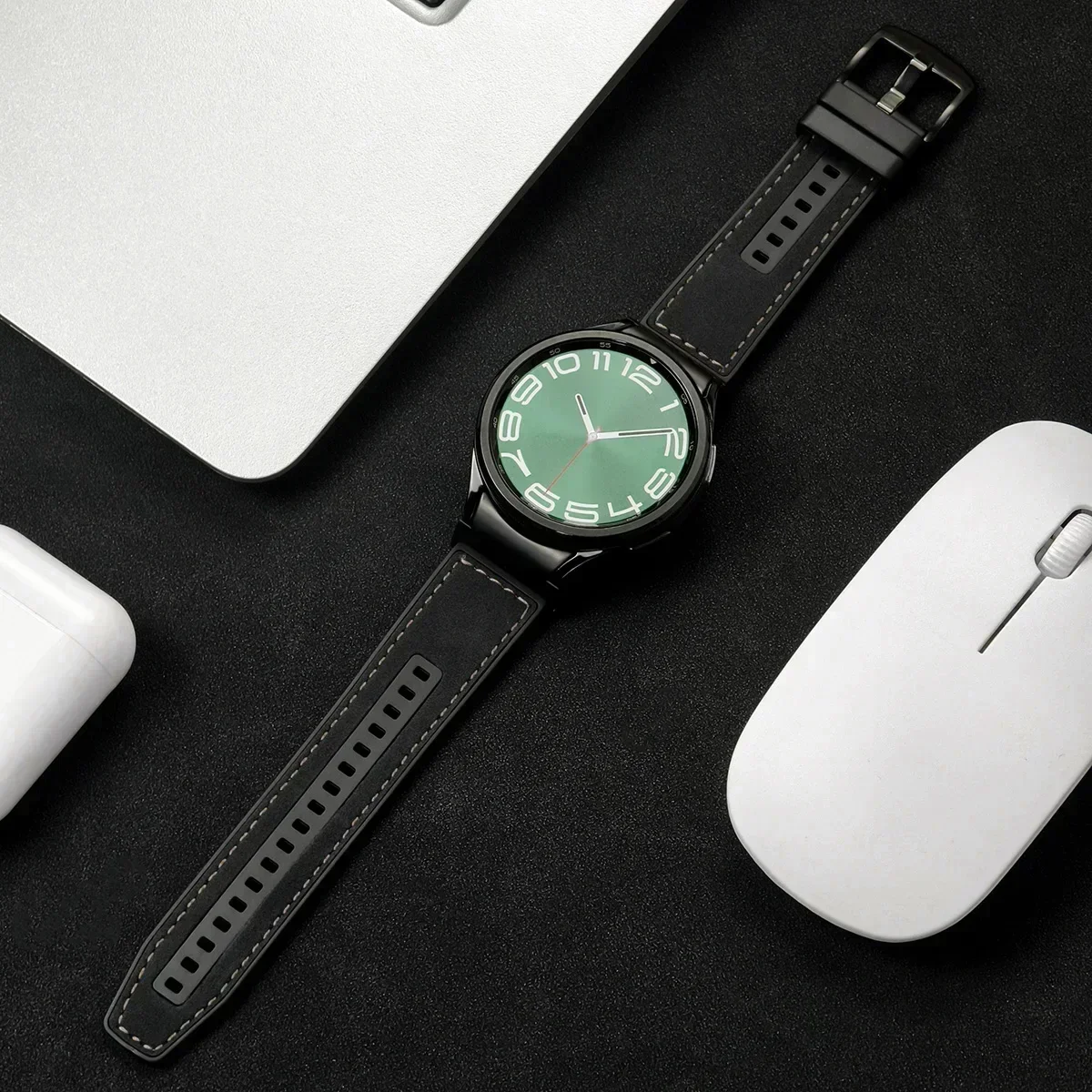 Premium 22mm Quick Fit Leather Watch Band Strap