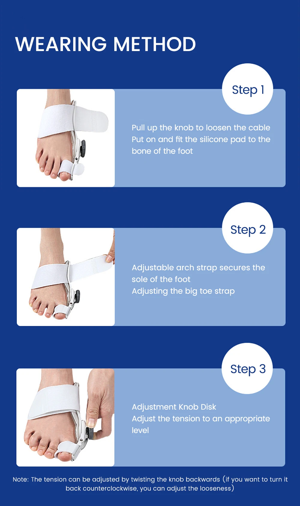 Splint Big Bone Tool Toe Straightener Corrector Foot Pain Relief Hallux Valgus Correction Orthopedic Pedicure Foot Care 17