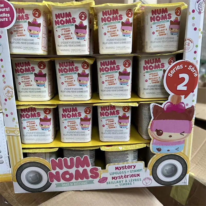 Surprise Num Noms Slime So Delicious Surprise Toys for Girls Fluffy Slime Mystery Makeup Lip Gloss Smell Snackables Kawaii Dolls makeup toy