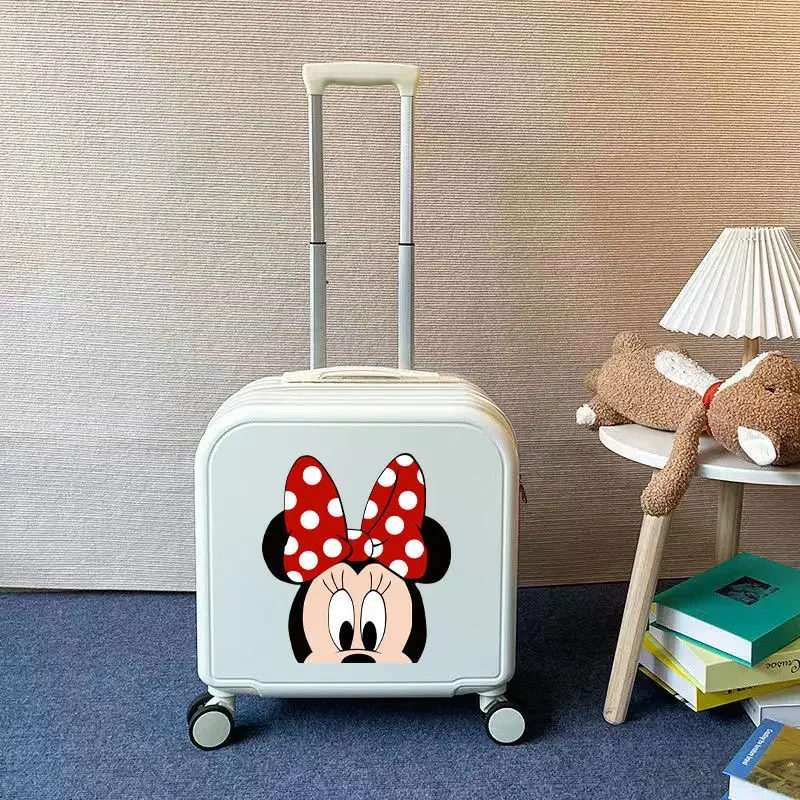 Disney Cartoon rolling luggage Cute boy girls password carry on