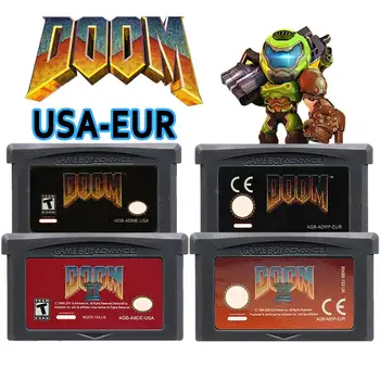 Cartuccia di Gioco GBA Serie Doom, Cartuccia Serie DOOM per Console di Gioco a 32-Bit, DOOM 1 DOOM 2