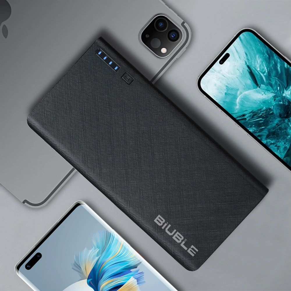 20000 mAh power bank fast charging 100% sufficient capacity portable battery charger iPhone, Xiaomi, Huawei, Samsung 4