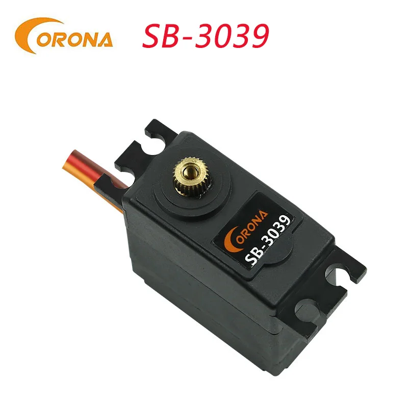 Corona SB-3039 Metal Gear 4.8~6v Servo Motor 5.0kg (69.44 Oz in) /0.15 Sec for RC Helicopters Car Aircraft Plane 1pcs emax es09a es09d es09ma es09md servo dual bearing specific swash for trex 450 rc helicopters