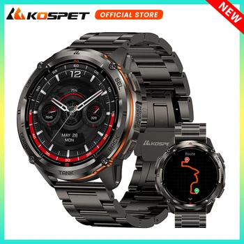 KOSPET TANK T3 Ultra 2 GPS Smart Watch For Men Smartwatch Compass Altimeter Barometric 5ATM IP69K Waterproof AMOLED Mens Watches 1
