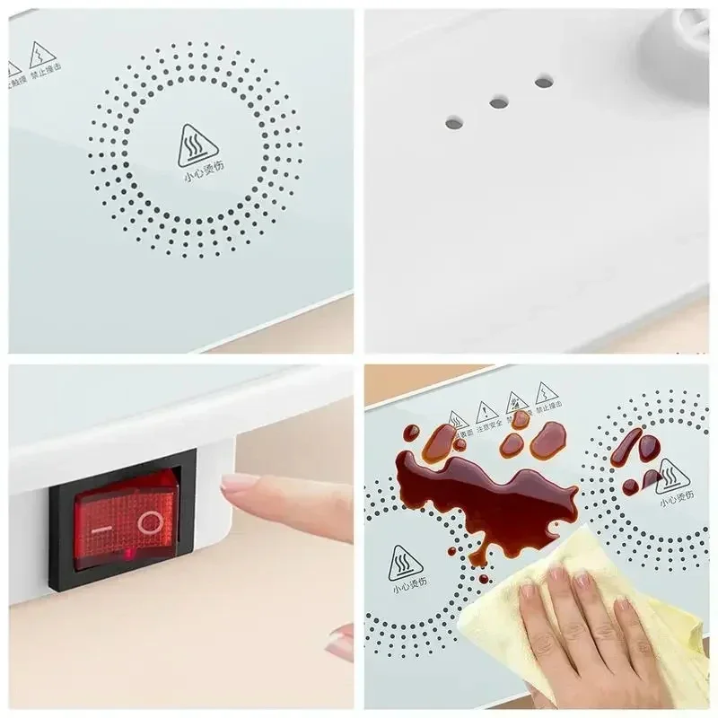 Food Electric Warming Plate Warmer Hot Placemat Electric Hot Plate Placemat Long Lasting Warming Plates for Home Dinner electric food warmer