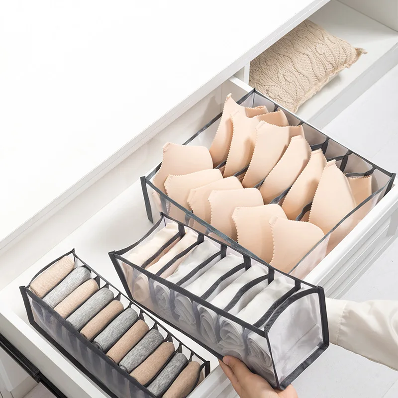 Underwear Storage Box Foldable Closet Organizer
