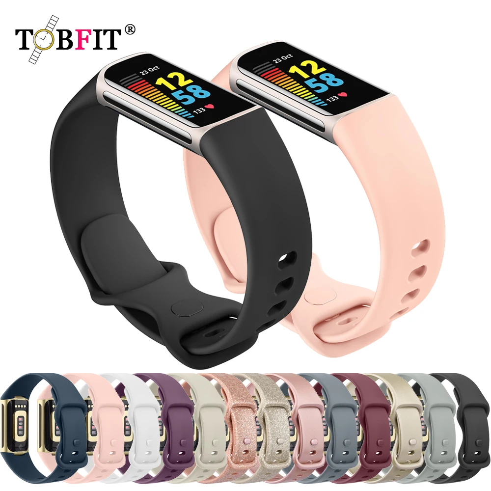 Cinturino In Silicone Morbido Per Cinturino Fitbit Charge 5 6 Band Per Fitbit Charge 6 5 Cinturino Smart Watch Sostituzione Del Cinturino
