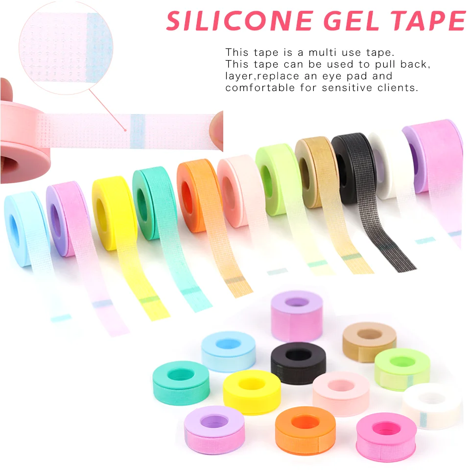 SiliconeGelTapeforLashExtensionsSensitiveSkinMultiUseNon