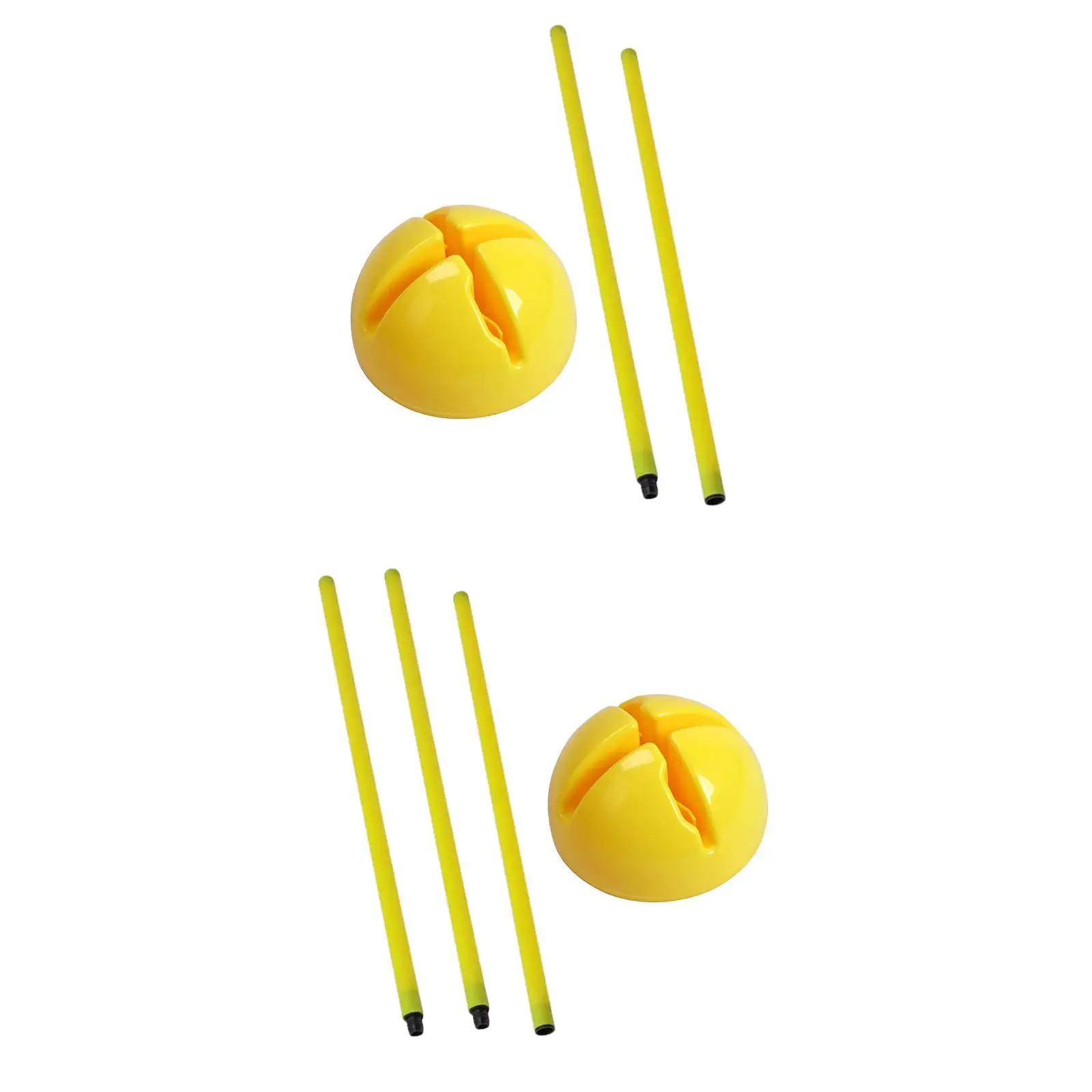 Football Agility Training Poles Soccer Training Sticks for Outdoor Sports