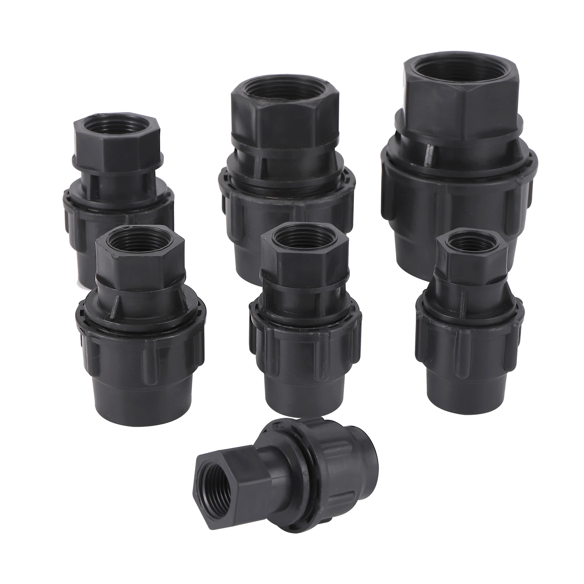 20/25/32/40/50mm PE Pipe Connector Adapter Conversion Female Thread 1/2\