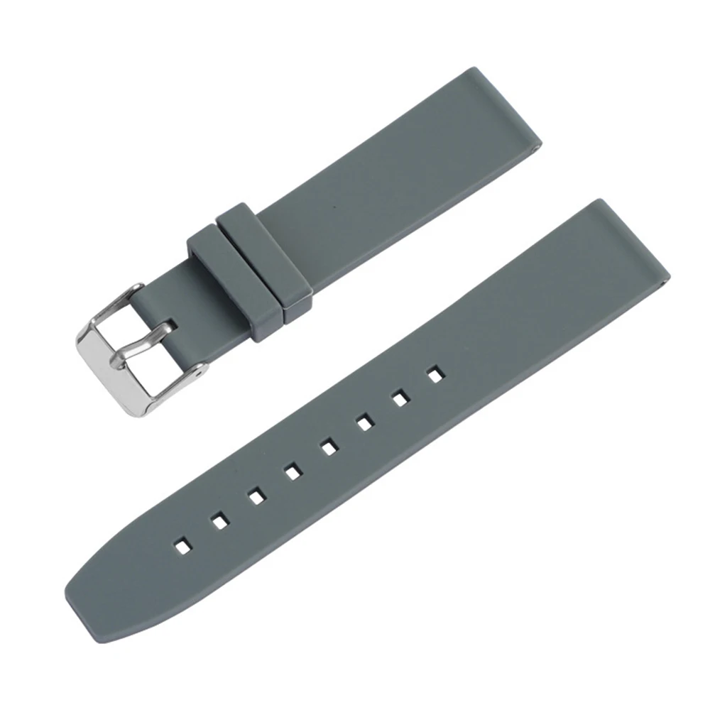 Silicone Sport Waterproof Watch Band - Soft Rubber Wrist Strap Bracelet Accessories